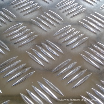 Anti-Slippy Aluminum Checkered Plate with Five Bar